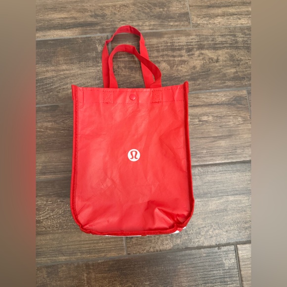 Reused Lululemon Red Tote Bag - Picture 1 of 4